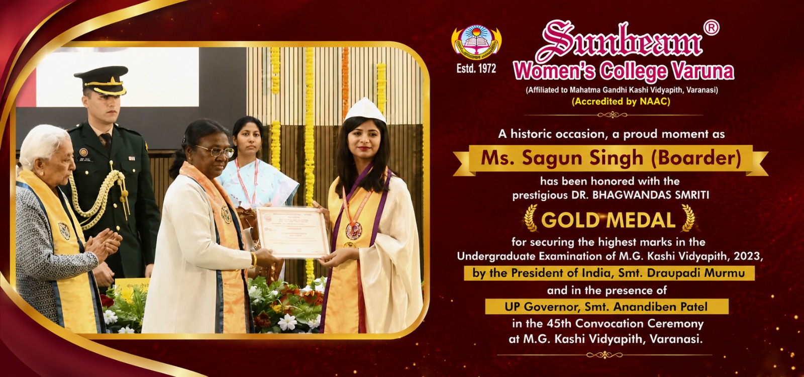 Sunbeam Women's College Varuna — campus overview