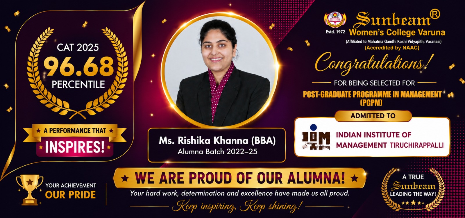 Sunbeam Women's College Varuna — campus overview