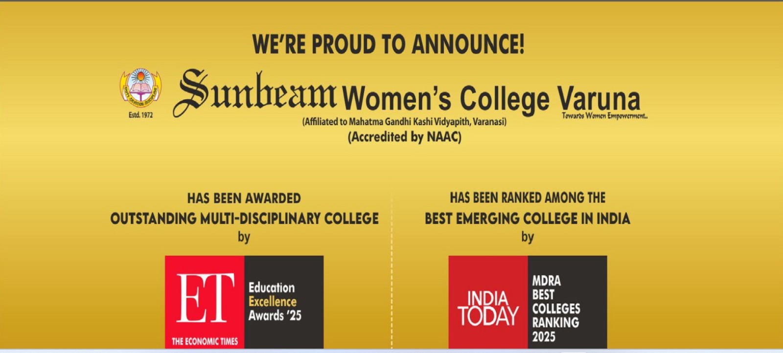 Sunbeam Women's College Varuna — campus overview